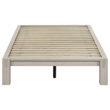 Gislen White Twin Easy Assembly Wood Platform Bed by Coaster at Eve Furniture