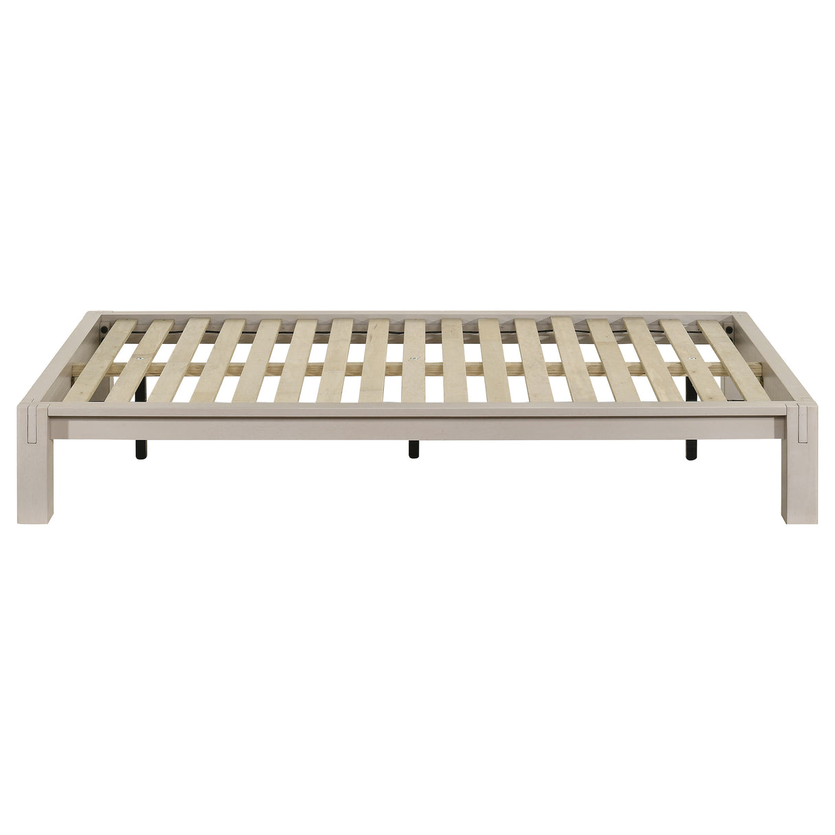 Gislen White Twin Easy Assembly Wood Platform Bed by Coaster at Eve Furniture