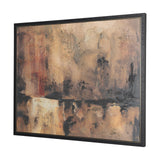 Give or Take by Ira Havuka Hand-Embellished Textured Framed Canvas Artwork by Mercana at Eve Furniture