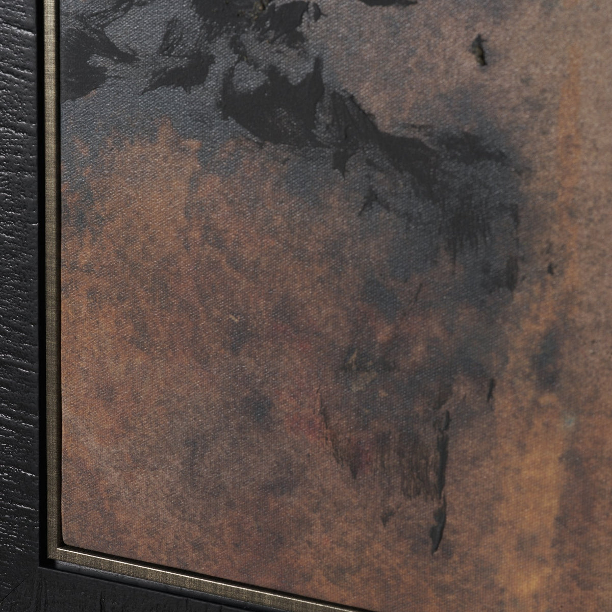 Give or Take by Ira Havuka Hand-Embellished Textured Framed Canvas Artwork by Mercana at Eve Furniture
