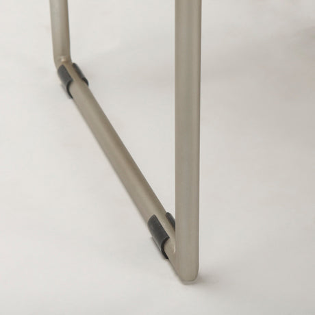 Givens Brown Wood W/Silver Metal Frame Barstool by Mercana at Eve Furniture