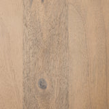 Givens Brown Wood W/Silver Metal Frame Barstool by Mercana at Eve Furniture