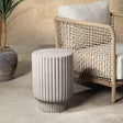 Givens Light Gray Outdoor Accent Table by Classic Home at Eve Furniture