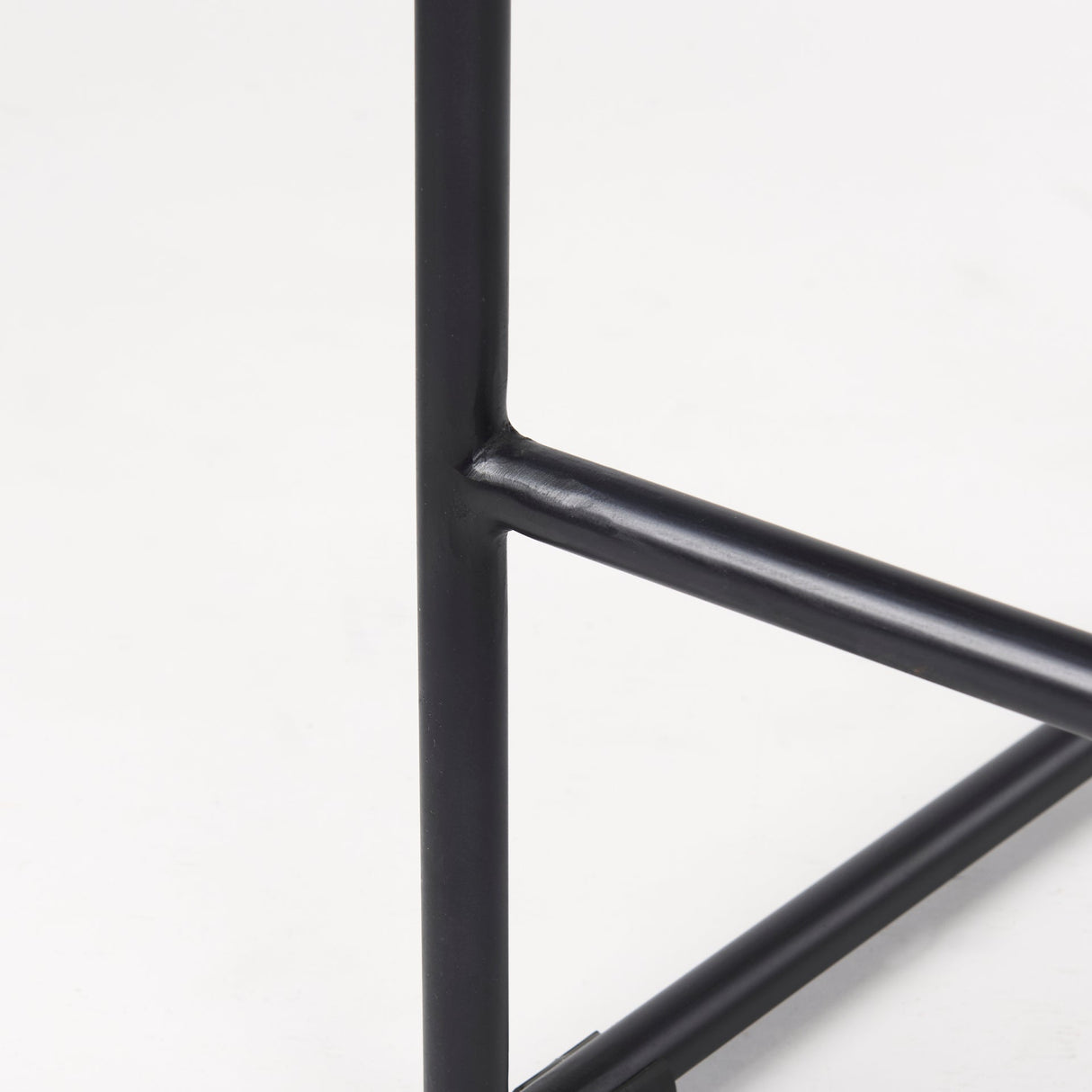 Givens Natural Wood W/Black Metal Counter Stool by Mercana at Eve Furniture