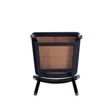 Giverny Dining Chair in Black and Natural Cane (set of 4) by Manhattan Comfort at Eve Furniture