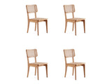 Giverny Dining Chair in Nature Cane (set of 4) by Manhattan Comfort at Eve Furniture