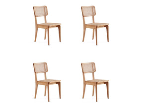Giverny Dining Chair in Nature Cane (set of 4) by Manhattan Comfort at Eve Furniture