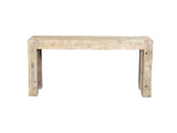Giza Antique White Console Table by Classic Home at Eve Furniture