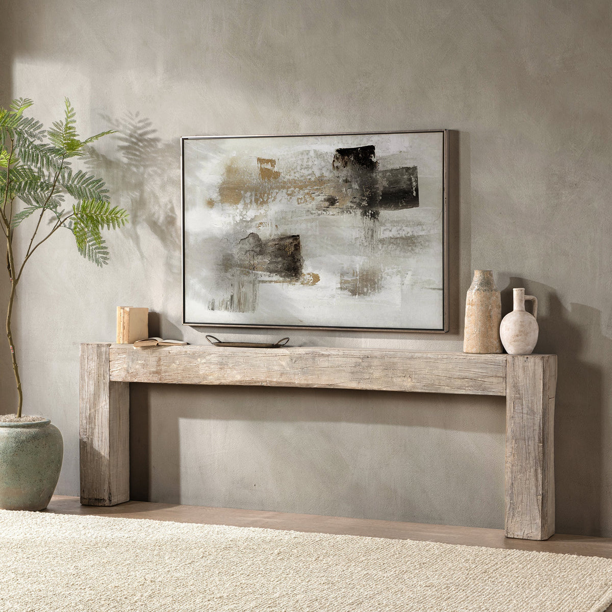Giza Beam Console Table by Classic Home at Eve Furniture