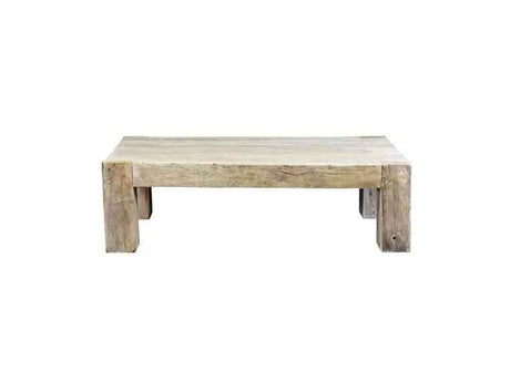 Giza Bleached White Coffee Table by Classic Home at Eve Furniture