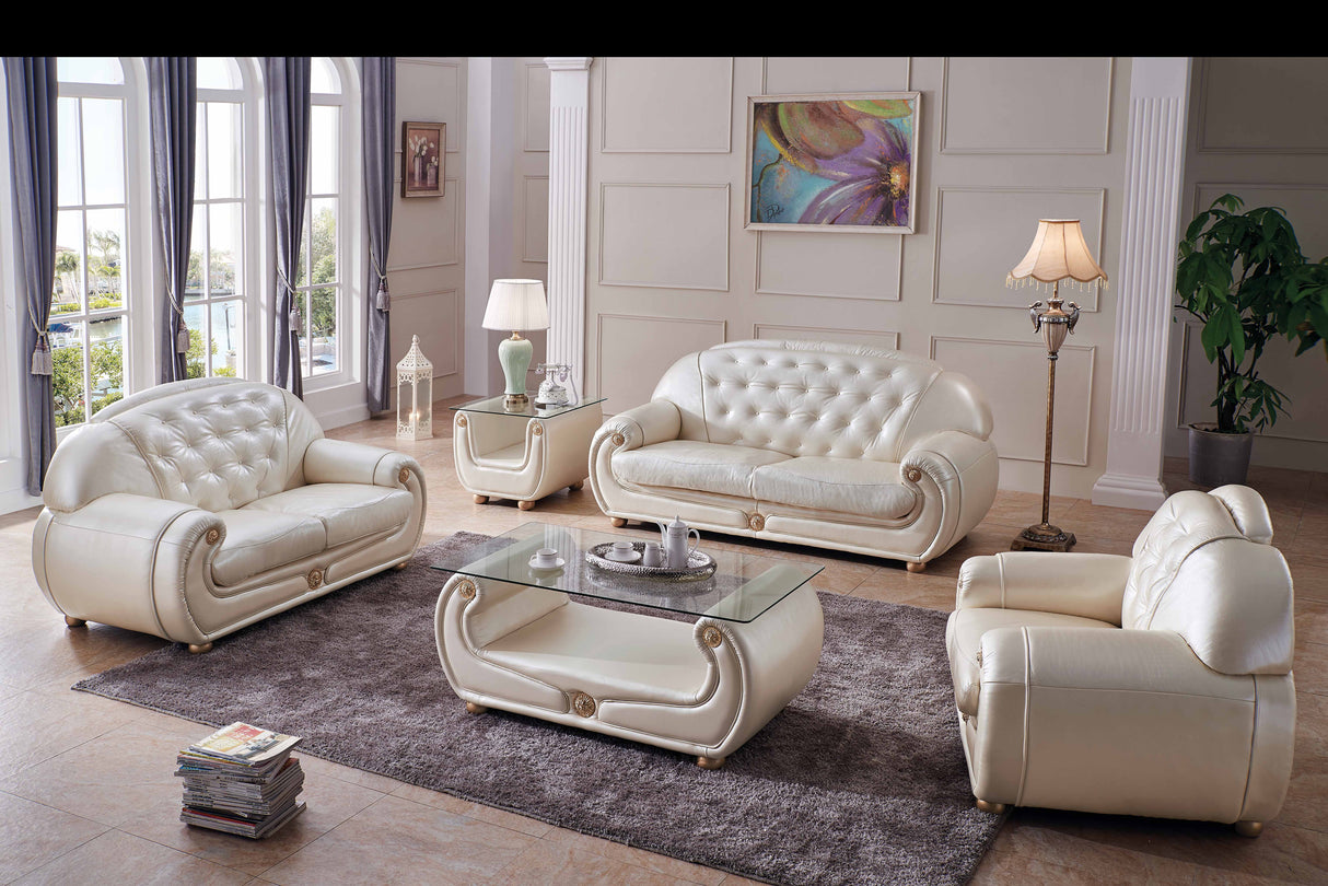 Giza Full Leather in Beige by ESF Furniture at Eve Furniture