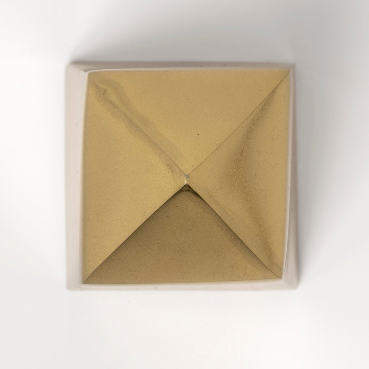 Giza (Set of 2) 4L x 4W Gold Elongated Pyramids by Mercana at Eve Furniture