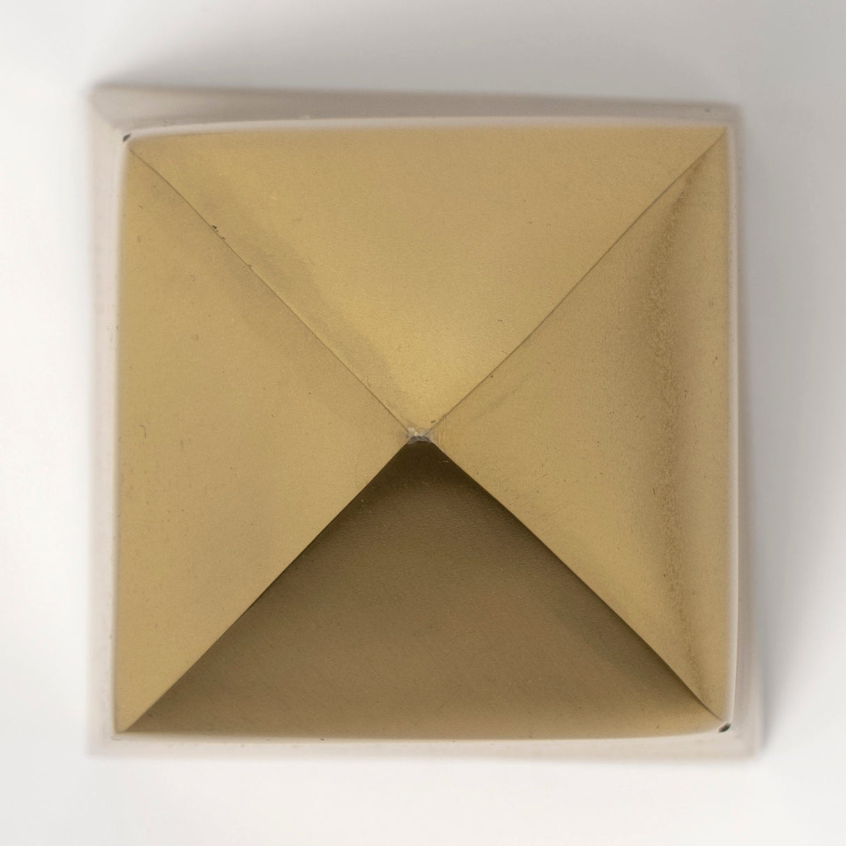 Giza (Set of 2) 4L x 4W Gold Elongated Pyramids by Mercana at Eve Furniture