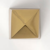 Giza (Set of 2) Gold Elongated Pyramids by Mercana at Eve Furniture