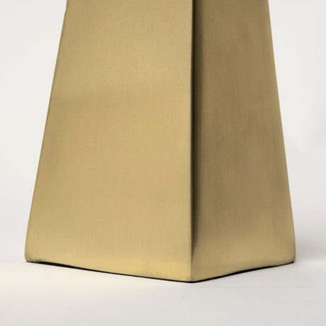 Giza (Set of 2) Gold Elongated Pyramids by Mercana at Eve Furniture