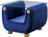 Giza Sofa Fabric in Dark Blue by ESF Furniture at Eve Furniture