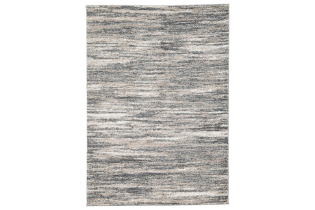 Gizela Ivory/Beige/Gray Large Rug by Ashley at Eve Furniture