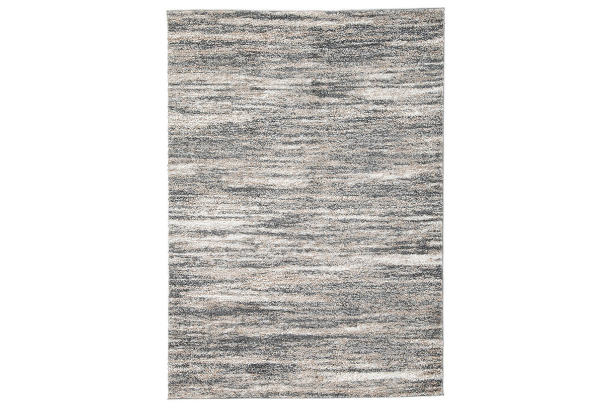 Gizela Ivory/Beige/Gray Medium Rug by Ashley at Eve Furniture