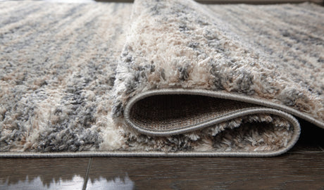 Gizela Ivory/Beige/Gray Medium Rug by Ashley at Eve Furniture
