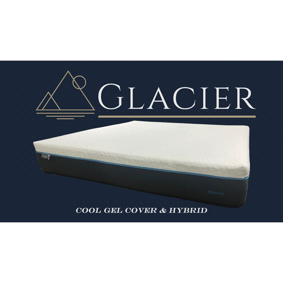 Glacier 12" Gel Hybrid Queen Mattress