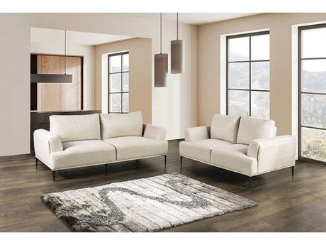 Gladbach Beige Upholstery Living Room Set by Furniture of America at Eve Furniture