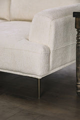 Gladbach Linen White Upholstery Living Room Set by Furniture of America at Eve Furniture