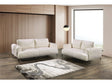 Gladbach Linen White Upholstery Living Room Set by Furniture of America at Eve Furniture