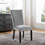 Gladstone Dark Walnut/Ivory 7-Piece Dining Room Set by Furniture of America at Eve Furniture