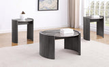 Gladstone Distressed Gray 3-Piece Coffee and End Table Set by Coaster at Eve Furniture