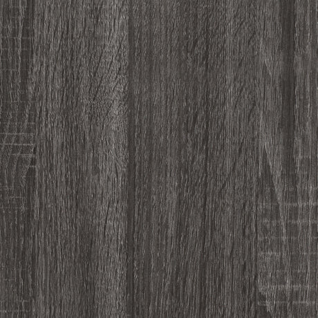 Gladstone Distressed Gray Round Faux Marble Top End Table by Coaster at Eve Furniture