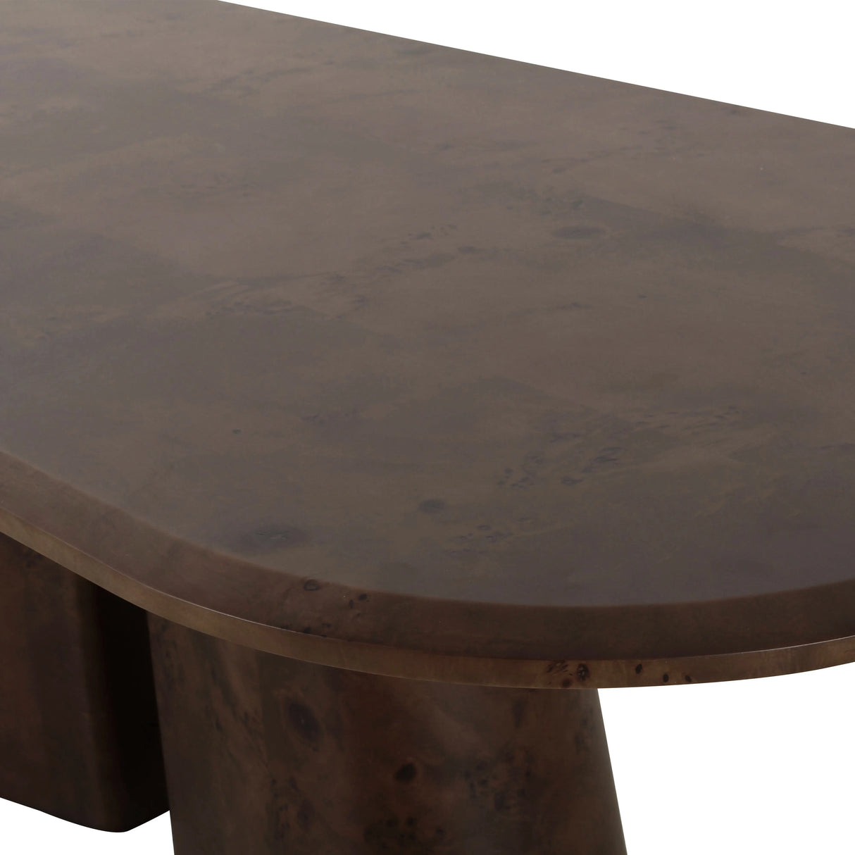 Gladyss 87" Burl Oval Dining Table by TOV Furniture at Eve Furniture