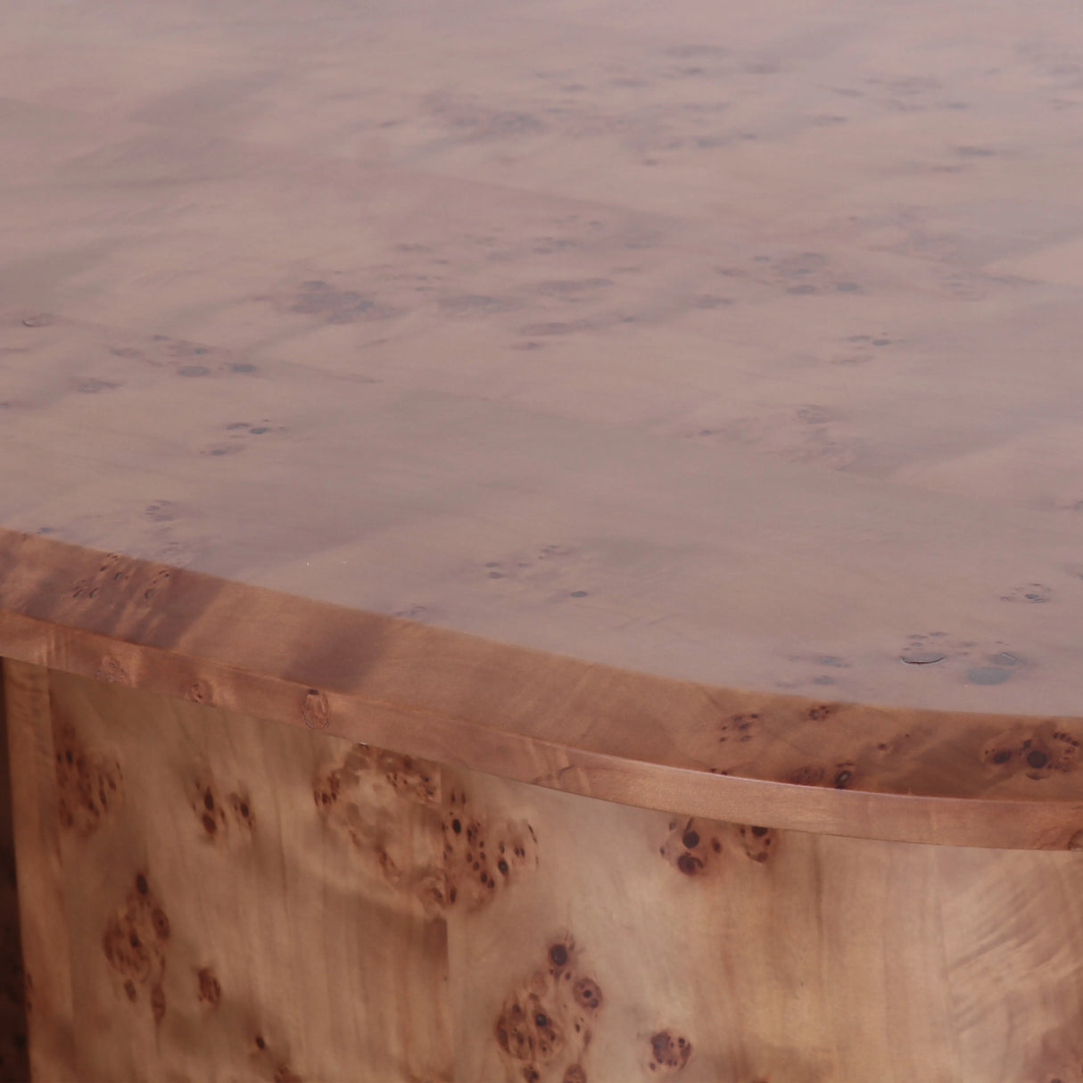 Gladyss 87" Burl Oval Dining Table by TOV Furniture at Eve Furniture