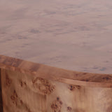 Gladyss 87" Burl Oval Dining Table by TOV Furniture at Eve Furniture