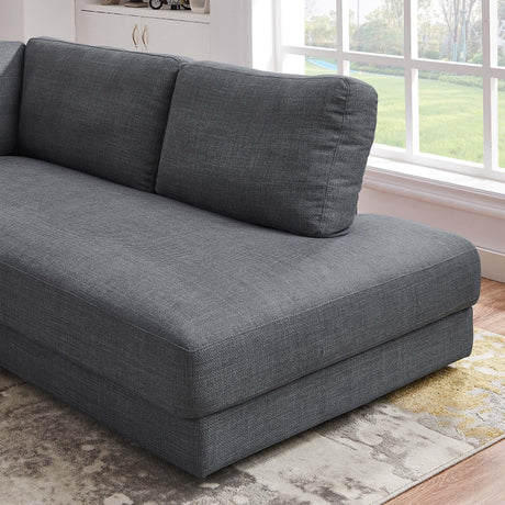 Glander Grey Sectional Sofa Left Facing by Ashcroft Furniture at Eve Furniture