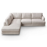 Glander Cream Linen LAF Sectional