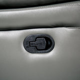 Glarus Dark Gray Leather Match Reclining Living Room Set by Furniture of America at Eve Furniture