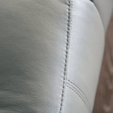 Glarus Dark Gray Leather Match Reclining Living Room Set by Furniture of America at Eve Furniture