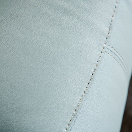 Glarus Powder Blue Leather Match Reclining Living Room Set by Furniture of America at Eve Furniture