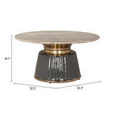 Glasa Multicolor Coffee Table by Zuomod at Eve Furniture