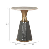 Glasa Multicolor Side Table by Zuomod at Eve Furniture