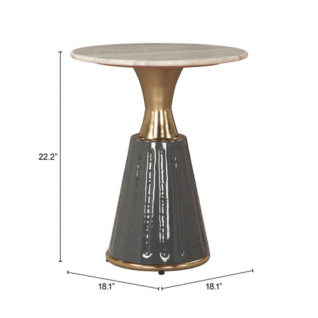 Glasa Multicolor Side Table by Zuomod at Eve Furniture