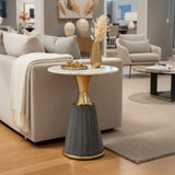 Glasa Multicolor Side Table by Zuomod at Eve Furniture