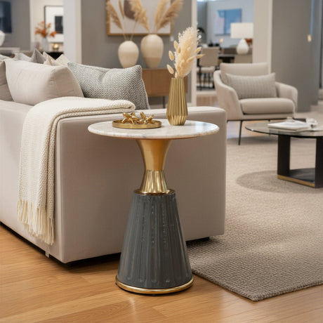 Glasa Multicolor Side Table by Zuomod at Eve Furniture