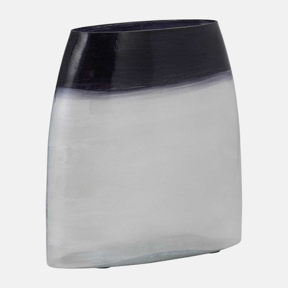 Glass, 11" Ombre Vase, Blue