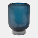 Glass, 12" Vase Blue