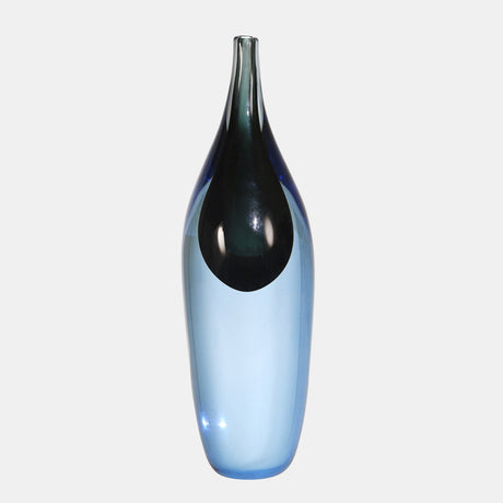 Glass 14" Decor, Blue