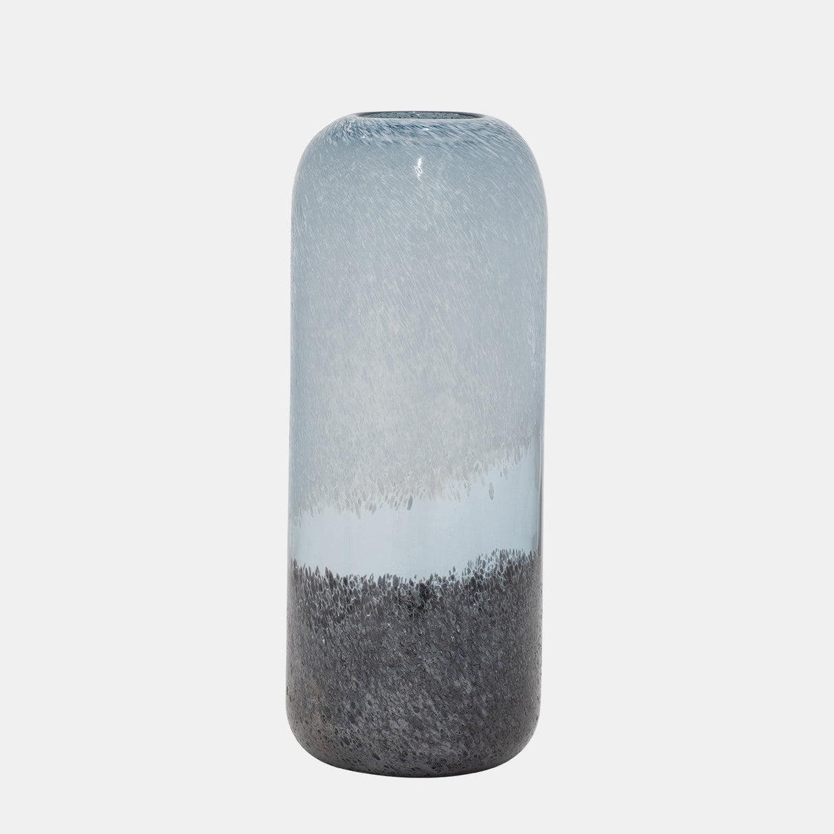 Glass, 14" Ombre Vase, Multi