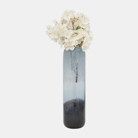 Glass, 17" Ombre Vase, Multi