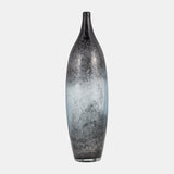 Glass, 18" Vase Blue Ombre