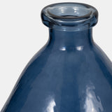 Glass, 19" Balloon Vase, Blue